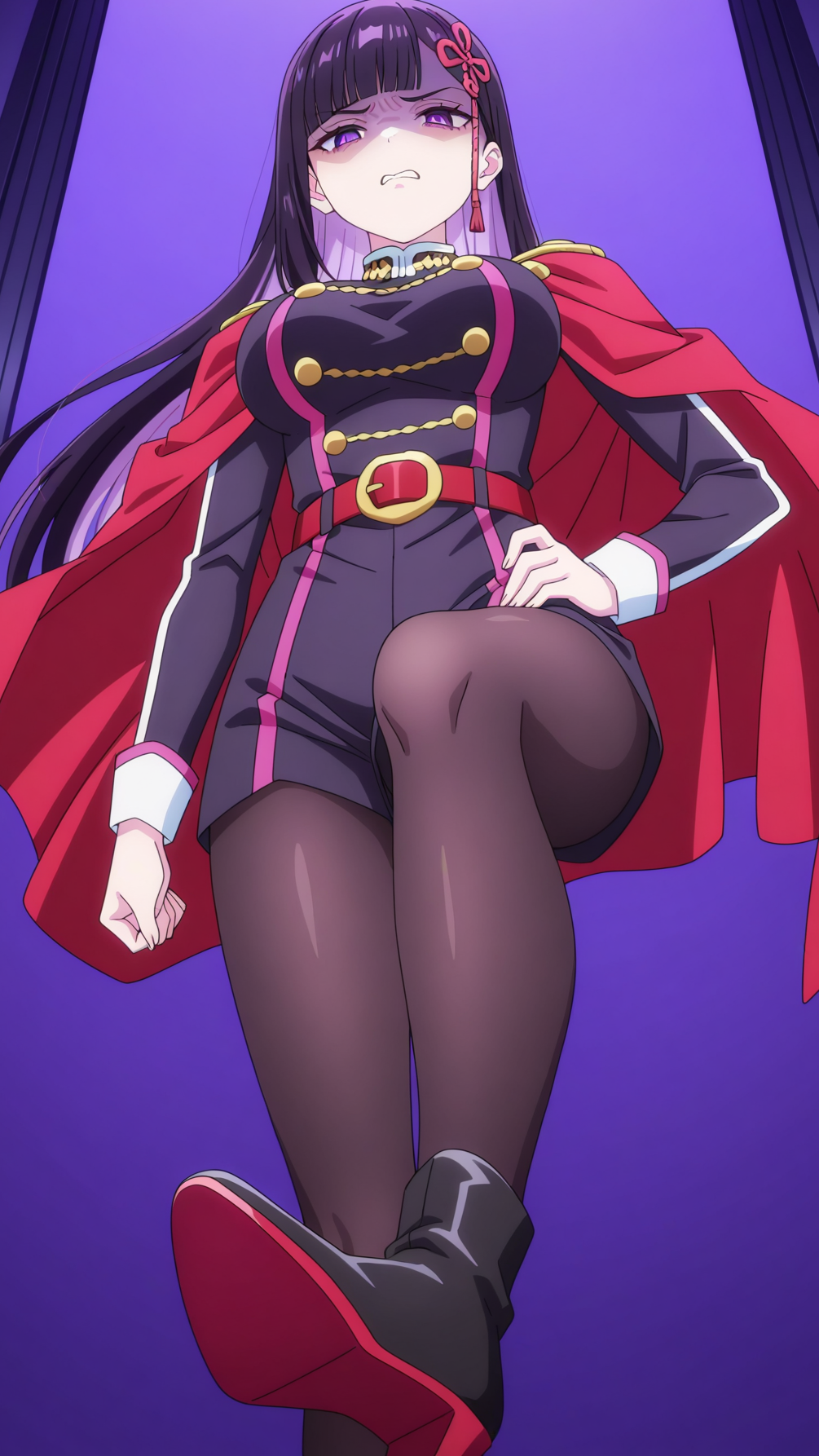 山城恋(魔都精兵のスレイブ)のAIキャラクター紹介イラスト